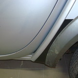 Кузовной ремонт Частичное покрытие кузова пикапа Mitsubishi L200 RAPTOR-ом. в Уфе на станции Леро
